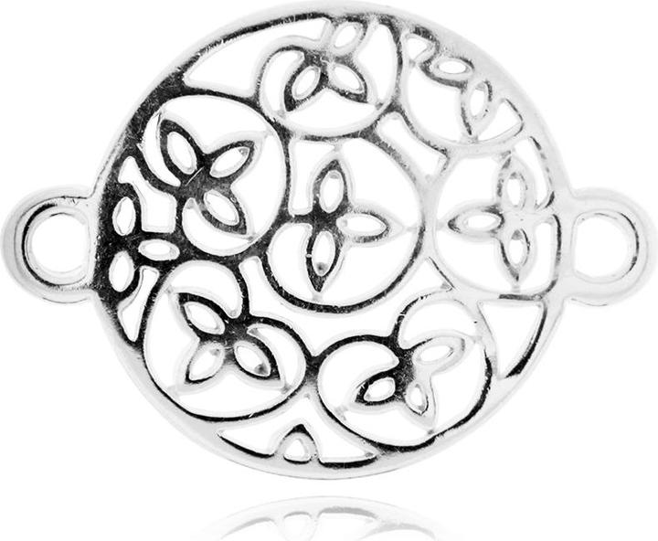 Actual product image Leyda Flower Vine Double Bail Connector