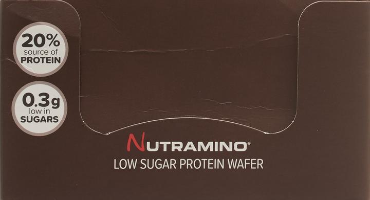 Produktbild Nutramino Nutra-Go Low Sugar Protein Wafer (Chocolate, 12 Stk., 468 g)