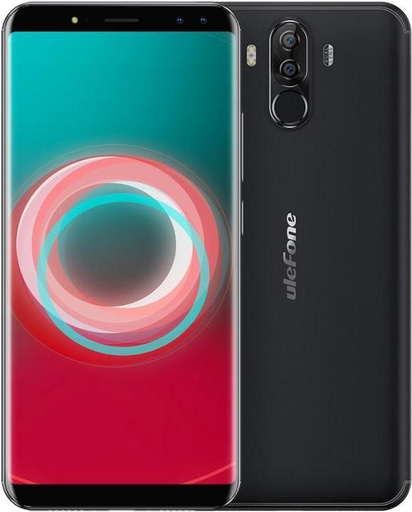 Produktbild Ulefone Power 3S (64 GB, Black, 6", Hybrid Dual SIM, 16 Mpx, 4G)