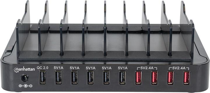 Actual product image Manhattan USB charging station (76 W)