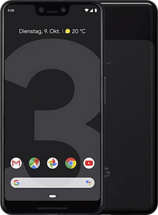 Image du produit Google Pixel 3 XL (64 Go, Just Black, 6.30", SIM simple, 12.20 Mpx, 4G)