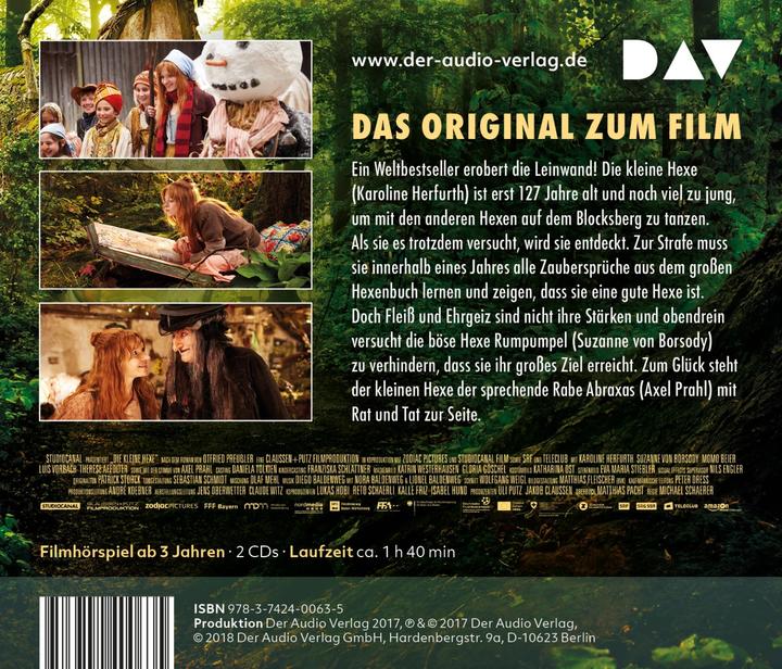Actual product image The Little Witch-The Original Radio Play For The Movie (Axel Prahl, Suzanne from Borsody, Karoline Herfurth, Otfried Preussler, German)