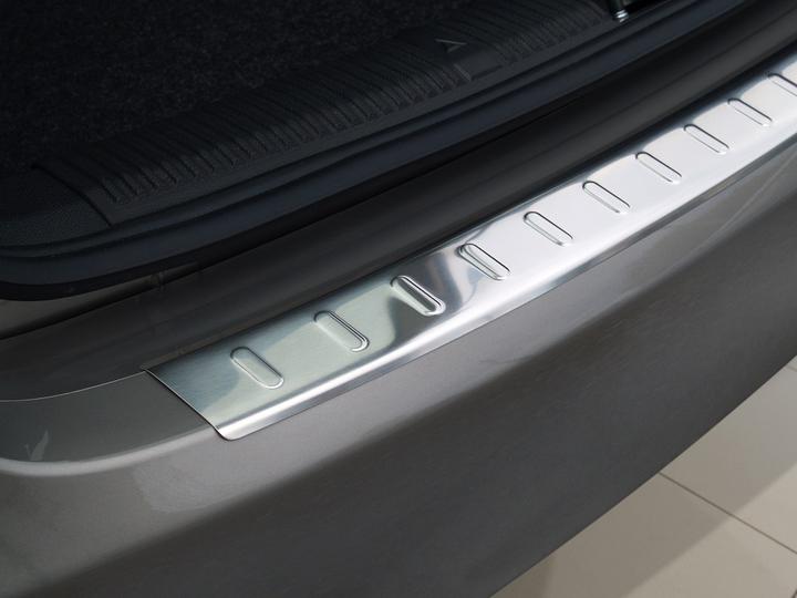 Actual product image Avisa Stainless steel bumper protection for Skoda Fabia estate from 2007 to 2014 (Rear)
