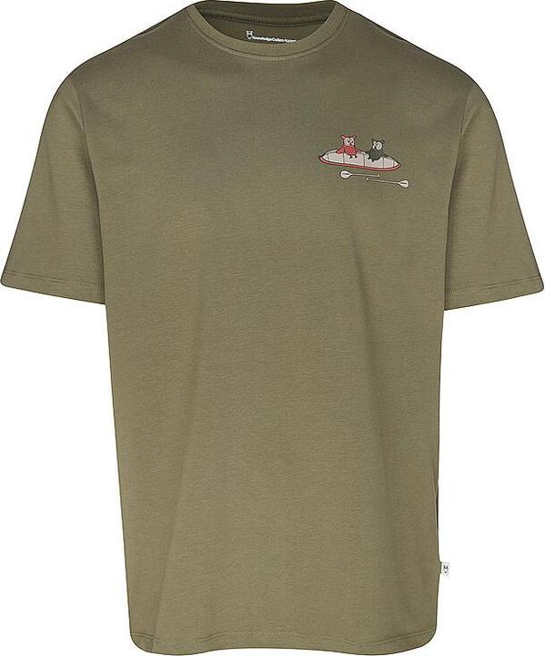 KnowledgeCotton Apparel Regular S/S Heavy Single Printed