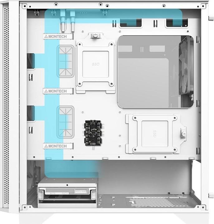 Actual product image Montech Air 100 (mATX, Mini-ATX)