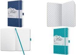 Image du produit Jolie Cahier JN103 A5, ligné, Aqua (A5, À rayures, Couverture rigide)