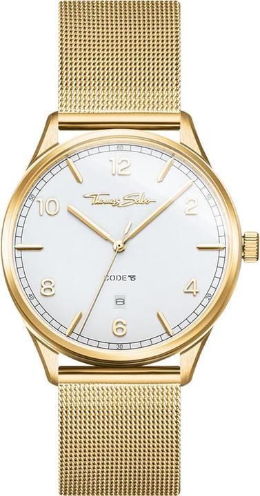 Thomas Sabo Code TS Yellow Gold (Analogue wristwatch, 40 mm)