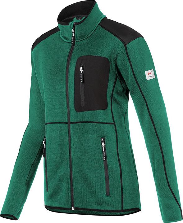 Actual product image Kübler Cardigan ladies moss green/black shape 1444 size L (L)
