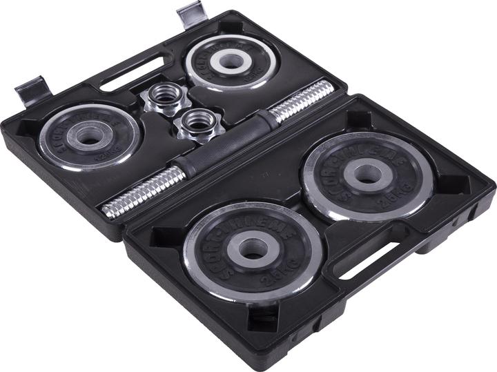 Actual product image Sport-Thieme Dumbbell set 10 kg incl. case (2 x 2.5 kg, 2 x 1.25 kg)
