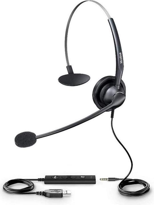 Image du produit Yealink YHS33-USB - Casque pour téléphone IP avec connexion USB (Filaire, USB-A)