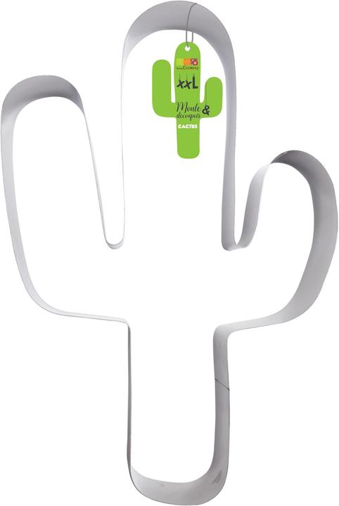 Immagine prodotto ScrapCooking Teglia/tagliere XXL "Cactus" in acciaio inossidabile, 21,3x35,5 cm