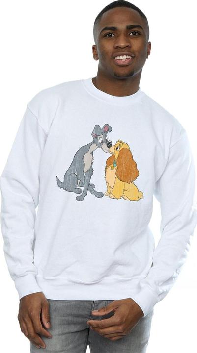 Image du produit Disney - Sweat LADY AND THE TRAMP DISTRESSED KISS - Homme (S)