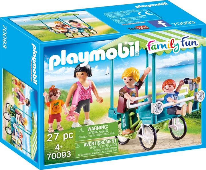 Produktbild Playmobil Familien-Fahrrad (70093, Playmobil Family Fun)