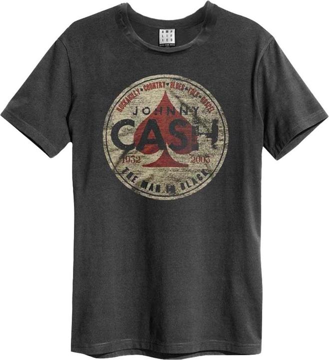 Actual product image Amplified Unisex Adult The Man In Black Johnny Cash T-Shirt (XL)