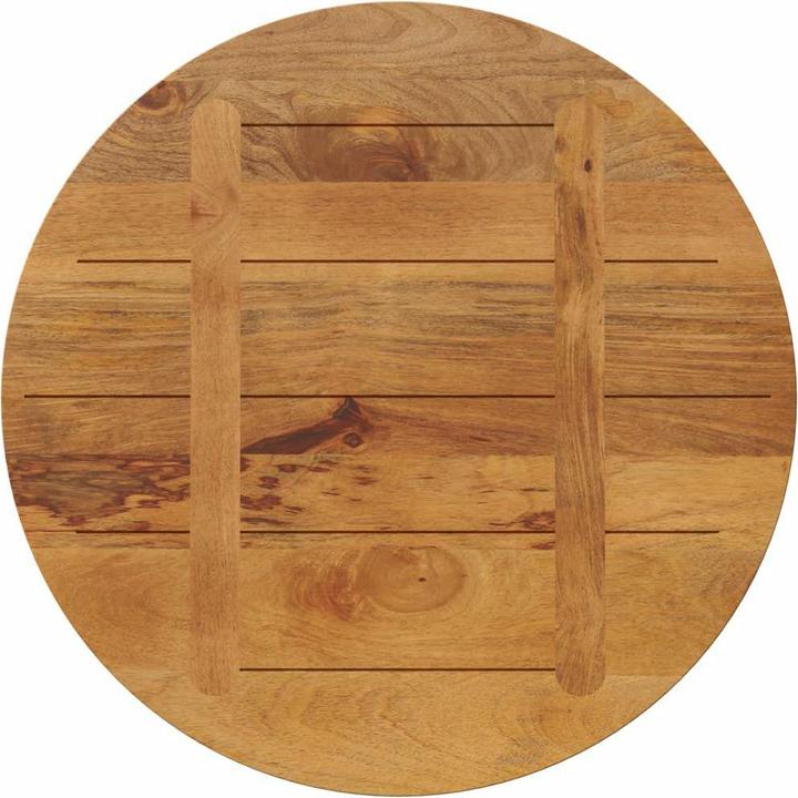Produktbild VidaXL Tischplatte Holzplatte Massivholzplatte Ø 70x3,8cm Rund Massivholz Mango