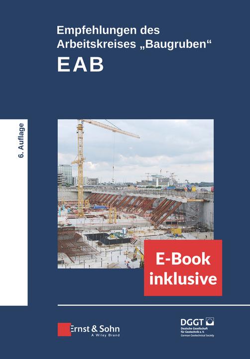 Actual product image Empfehlungen des Arbeitskreises "Baugruben" (EAB) (German, German Society for Geotechnics e.V., 2021)