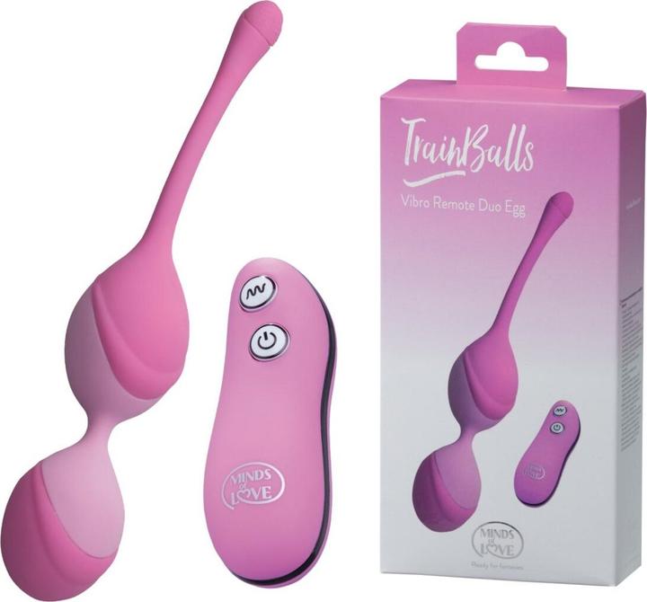 Produktbild Minds of Love TrainBalls Vibro Remote Duo Egg rosa