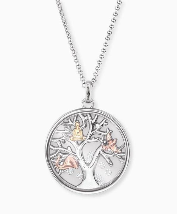 Immagine prodotto Engelsrufer Collana con cuore di fiore della vita (Argento 925, 50 cm)