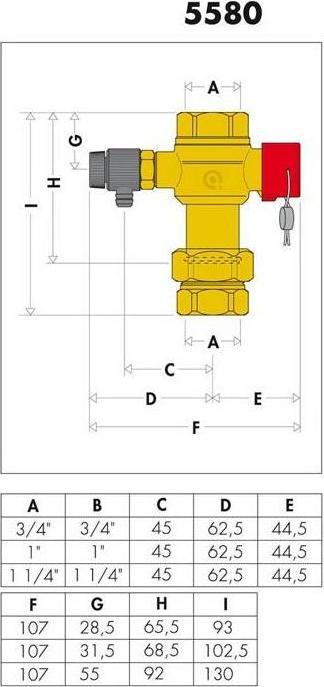 Actual product image Caleffi Cap valve 3/4inchx3/4inch