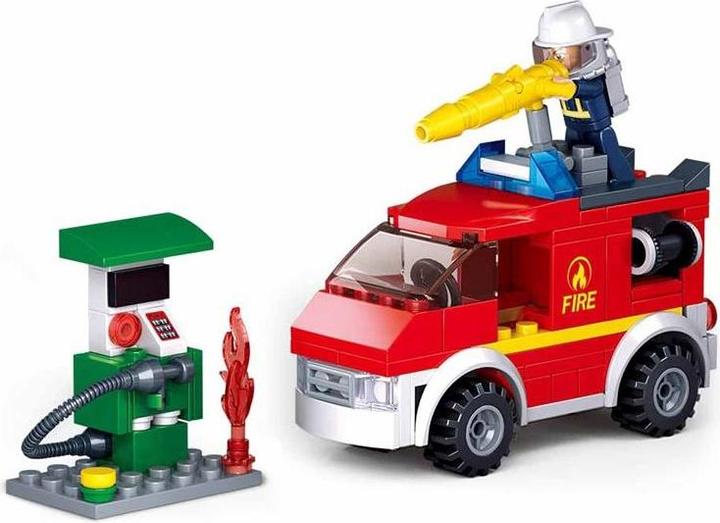 Actual product image Sluban Blocks Fire Station 136 Pcs