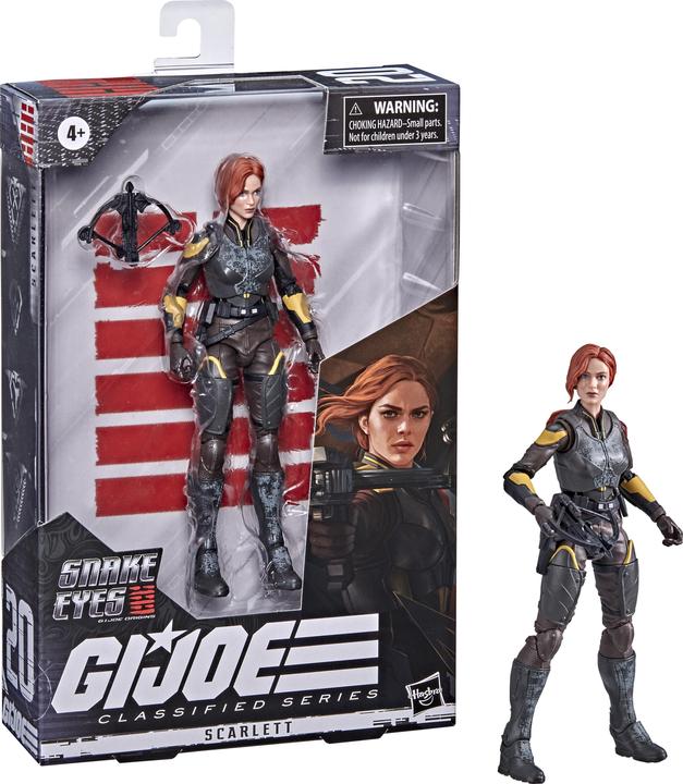 Image du produit Hasbro G.I. Joe Classified Series Snake Eyes : G.I. Joe Origins Scarlett Figurine 20 Jouets à collectionner