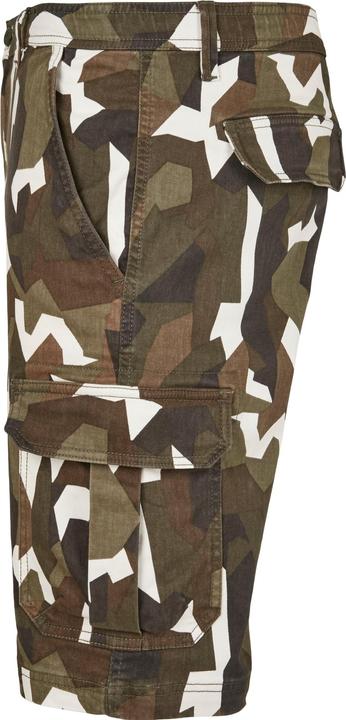 Actual product image Urban Classics Geometric Camo Stretch Twill Cargo Shorts (30)