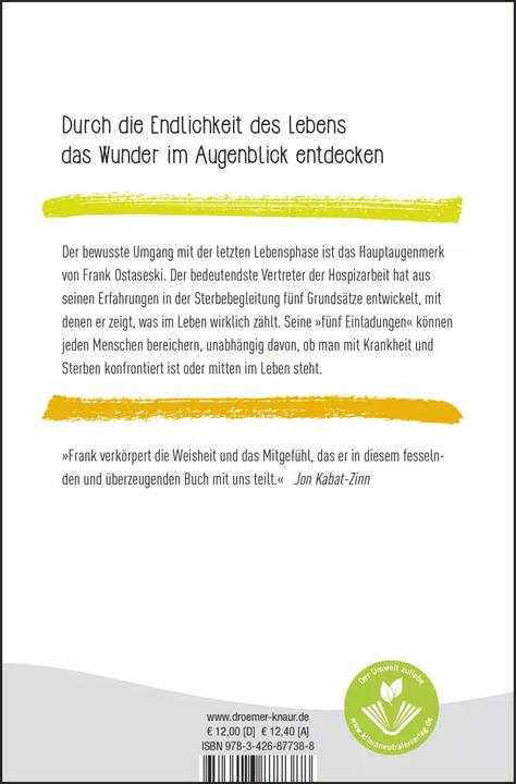 Immagine prodotto Die fünf Einladungen (Tedesco, Frank Ostaseski, 2022)