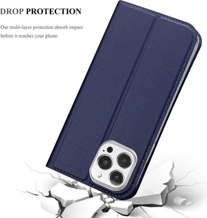 Actual product image Cadorabo Classy Book cover (Apple iPhone 13 Pro)