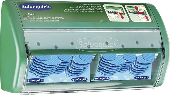 Produktbild Salvequick Pflasterspender Blue Detectable (1 x)