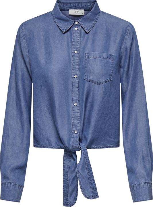 JdY Knotendetail- Jeanshemd