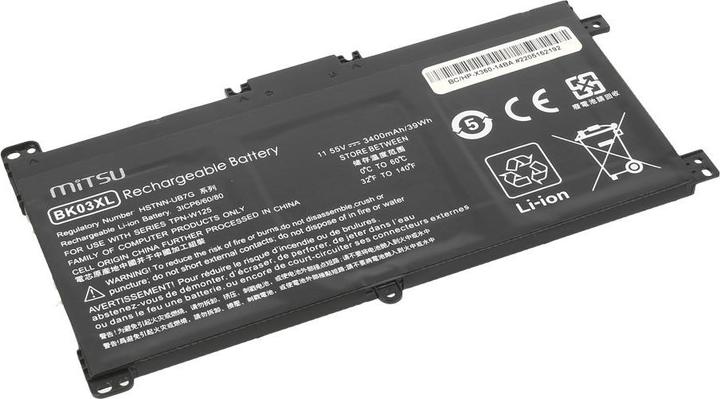 Produktbild Mitsu 5BM742 (3 Zellen, 3400 mAh)