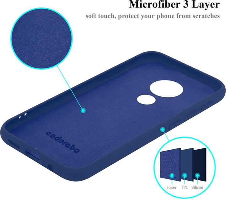 Immagine prodotto Cadorabo Copertura della cassa del silicone liquido TPU (Potenza del Motorola G7)