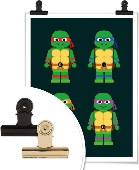 Immagine prodotto Trenddeko Giocattolo Teenage Mutant Ninja Turtles (24 x 30 cm)