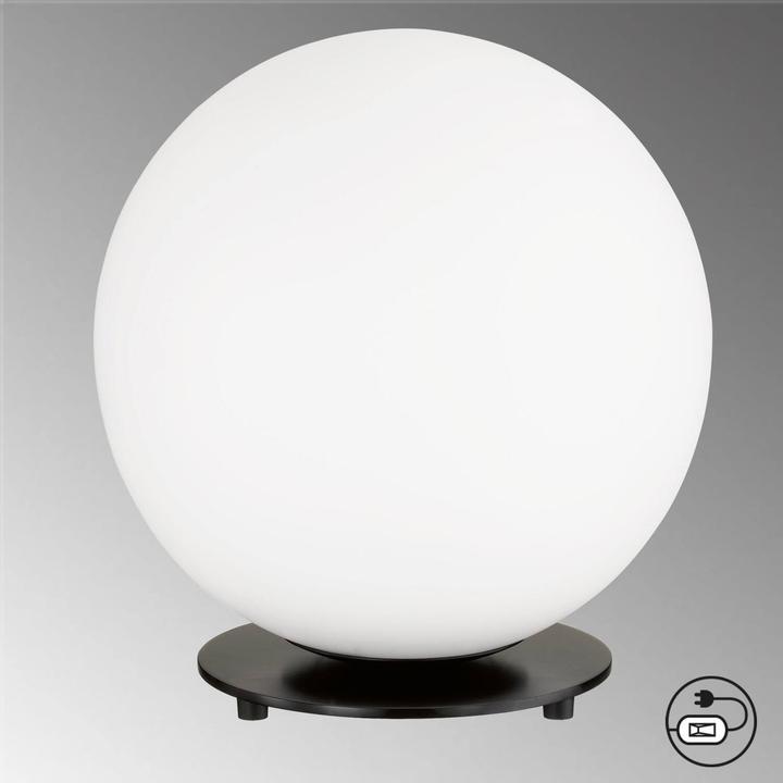 Immagine prodotto Schöner Wohnen Lampada da tavolo Palais E27 in vetro nero 30cm