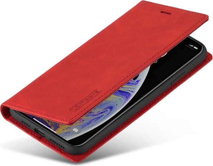 Actual product image Cover-Discount iPhone Xs / X - Stand Flip Case Cover red (Apple iPhone XS)