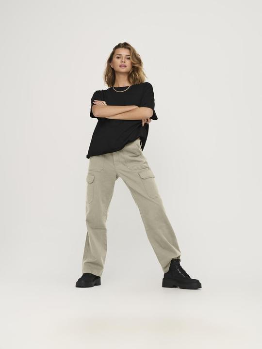 Actual product image Only Loose fit high waist trousers cargo trousers (XS)