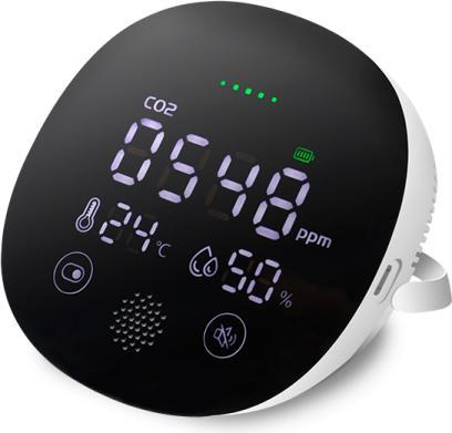 Productafbeelding LogiLink CO2-meter, temperatuur- en vochtigheidsindicator