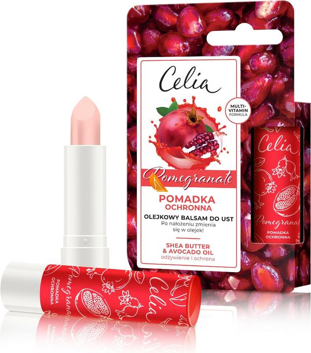 Celia Pomegranate Protective Lipstick (Pflegestift)