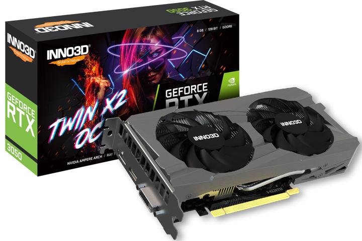 Produktbild Inno3D GeForce RTX 3050 Twin X2 OC (8 GB)