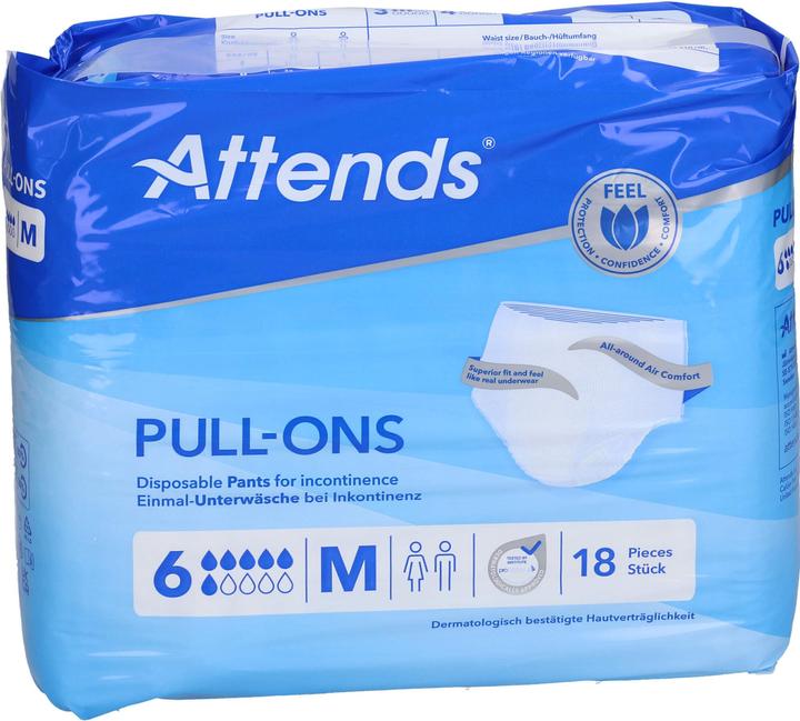 Actual product image Attends Pull Ons 6 Pant (18 x, M)