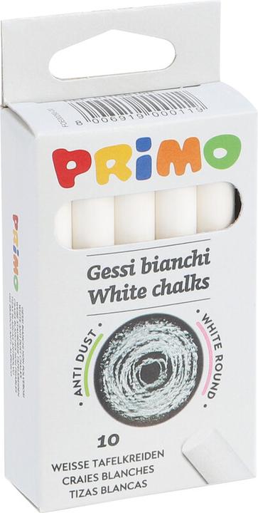 Immagine prodotto Primo Gessetti senza polvere (Bianco, 10 x)