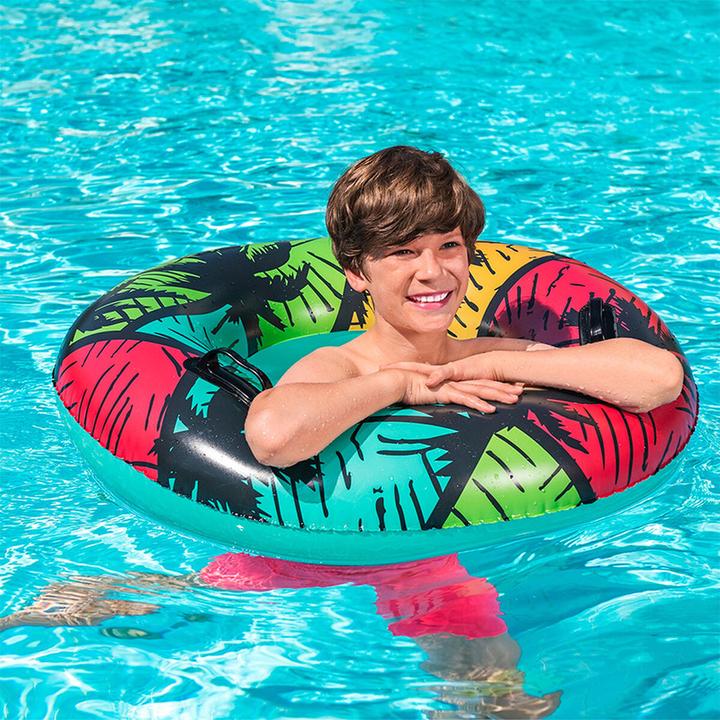 Actual product image Bestway 36350 / 23 Inflatable Toy for Pool & Beach Multicoloured Pattern Floating Tube