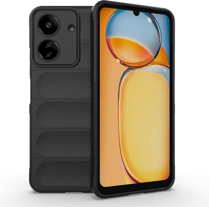 Actual product image Cover-Discount Xiaomi Poco C65 / Redmi 13C - Rugged Cover black (Xiaomi Poco C65, Xiaomi Redmi 13C)