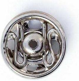 Image du produit Prym Bouton-pression à coudre, argent 7 mm, carte 12 pcs, sans nickel