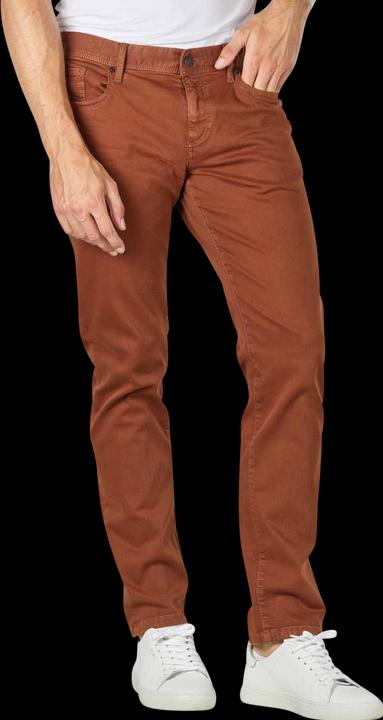 Alberto Coloured Pipe Jeans Regular Slim Fit Rust