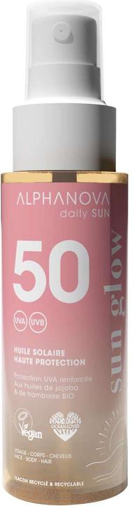 Alphanova daily SUN Sonnenöl sun GLOW LSF50 Spr 50 ml (Sonnenöl, SPF 50, 50 ml)