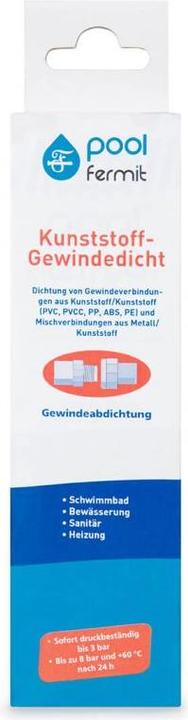 Image du produit Fermit Tube d'étanchéité pour filetage en plastique avec étui, 100 g