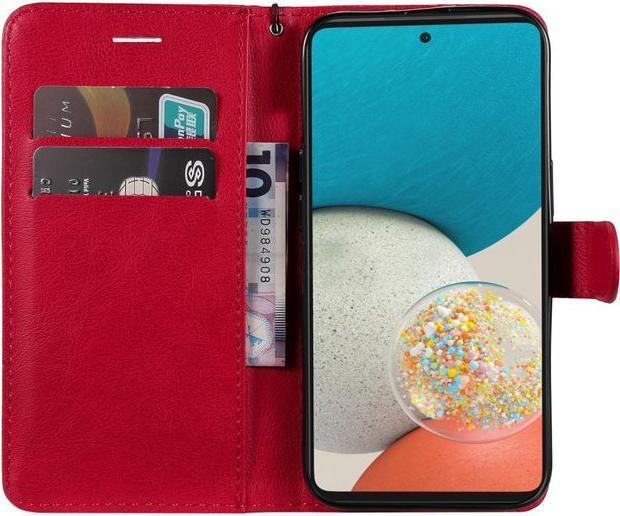 Productafbeelding MU Classic Klassieke IV Lederen Boekomslag serie (Samsung Galaxy A53 5G)
