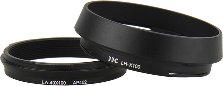 Actual product image JJC LH JX100 Fuji Zonnekap Zwart