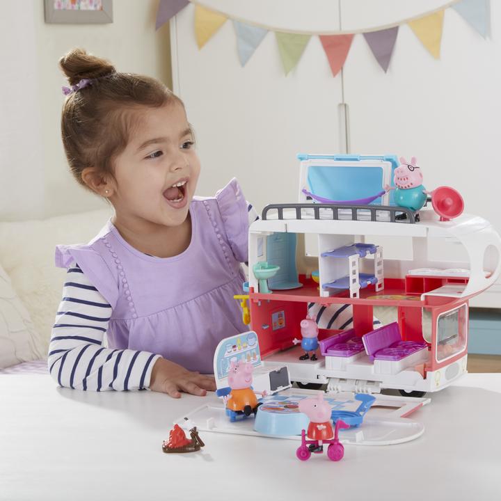 Immagine prodotto Peppa Pig Pig s Avonturen, Camper per famiglie, Kinderspeelgoed met 4 figure